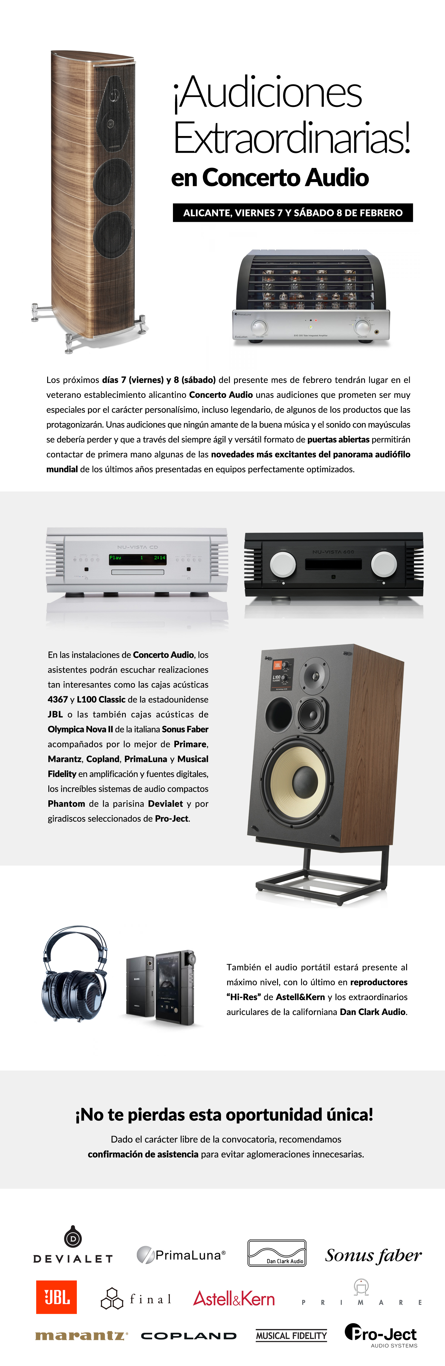 Audiciones en Concerto Audio