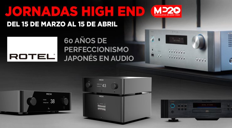 ¡Ven a MP20 para conocer en directo lo último de Rotel junto a Sonus Faber!