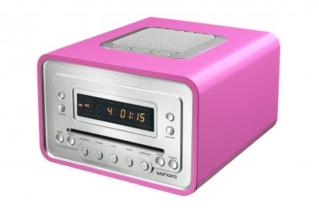 Radio-despertador con lector CD Sonoro Cubo