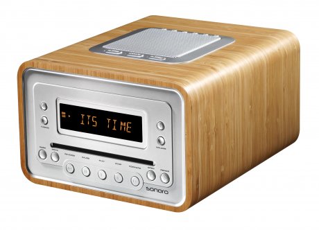 Radio-despertador con lector CD Sonoro Cubo